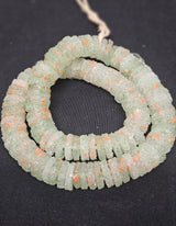 100 Handmade African Glass Sugar Beads for Handmade Jewelry Making