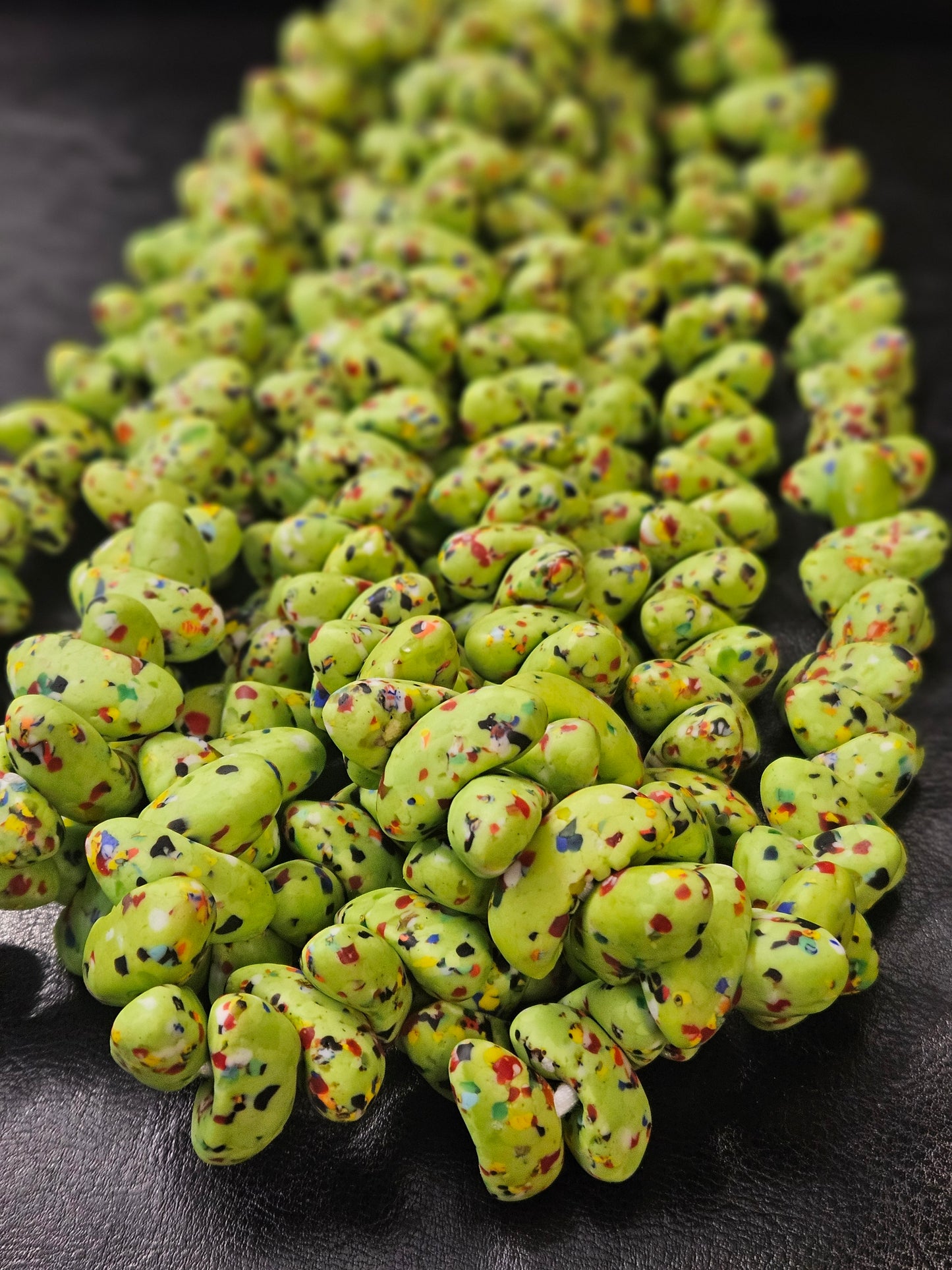 XLarge Canoe-Shaped African Recycled Glass Beads – #4811