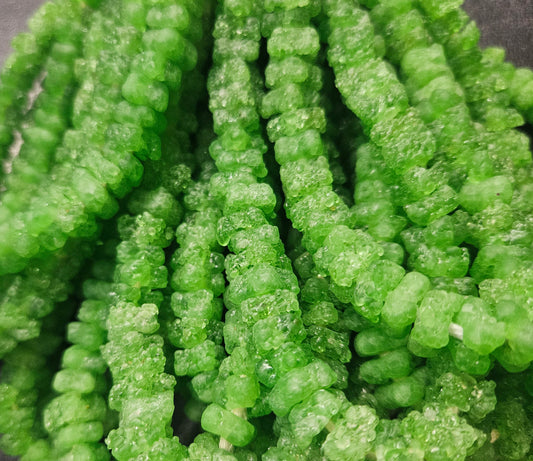 African Recycled Glass Sugar Beads - #7320