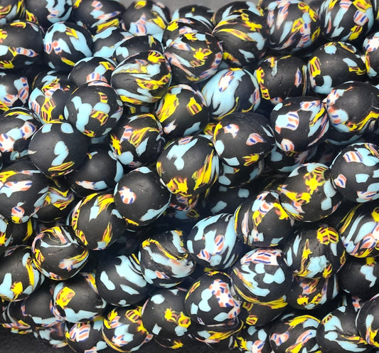 Fused African Recycled Glass Beads – Round #3509