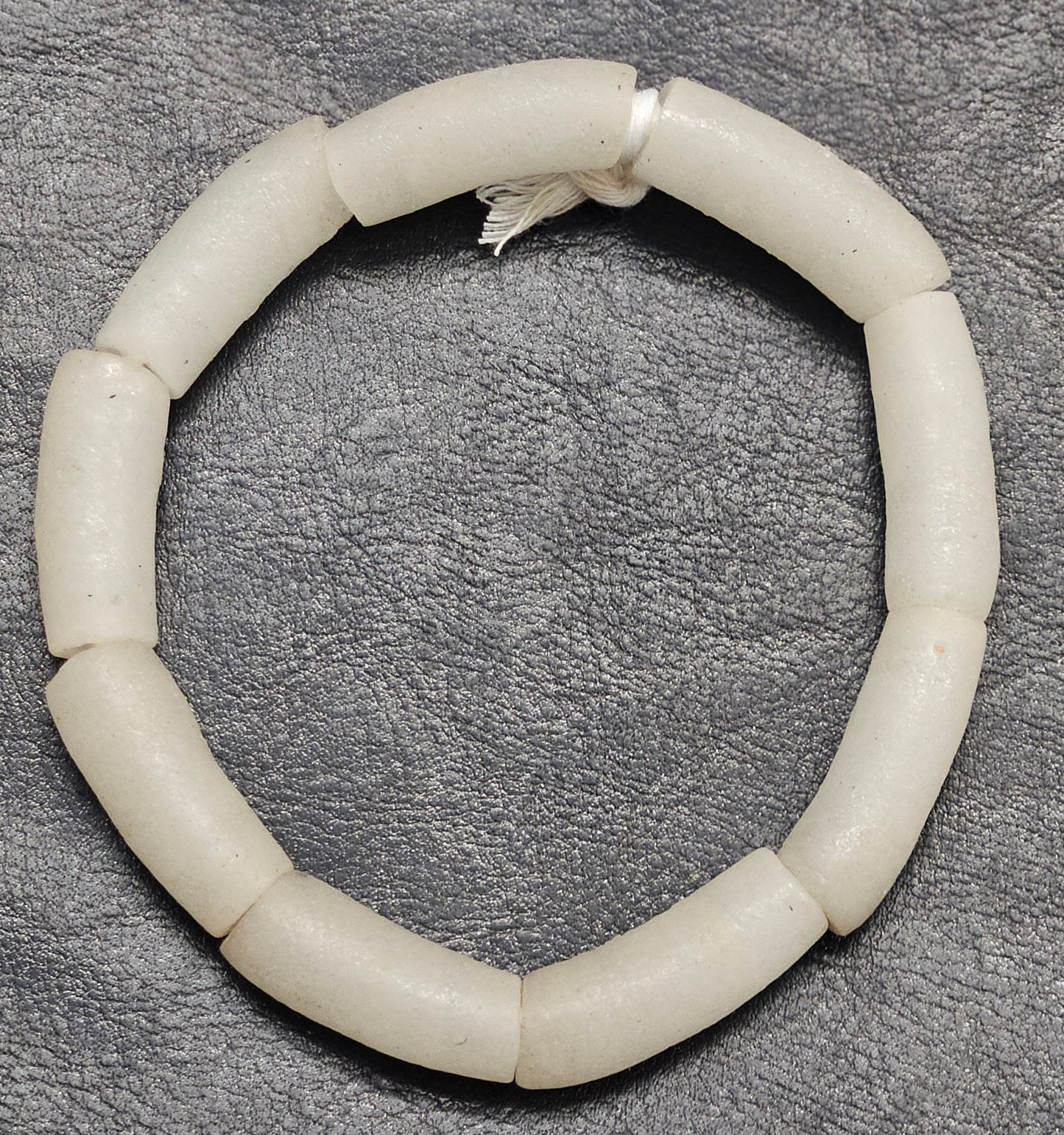 Handcrafted African Recycled Glass Beads - Long Tube Beads #1706