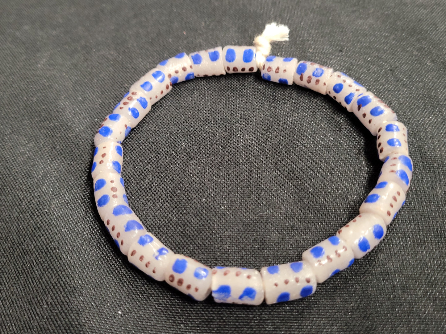 African Glass Beads, Small  Tube Krobo Beads, AAB# 1027 - Aadampo