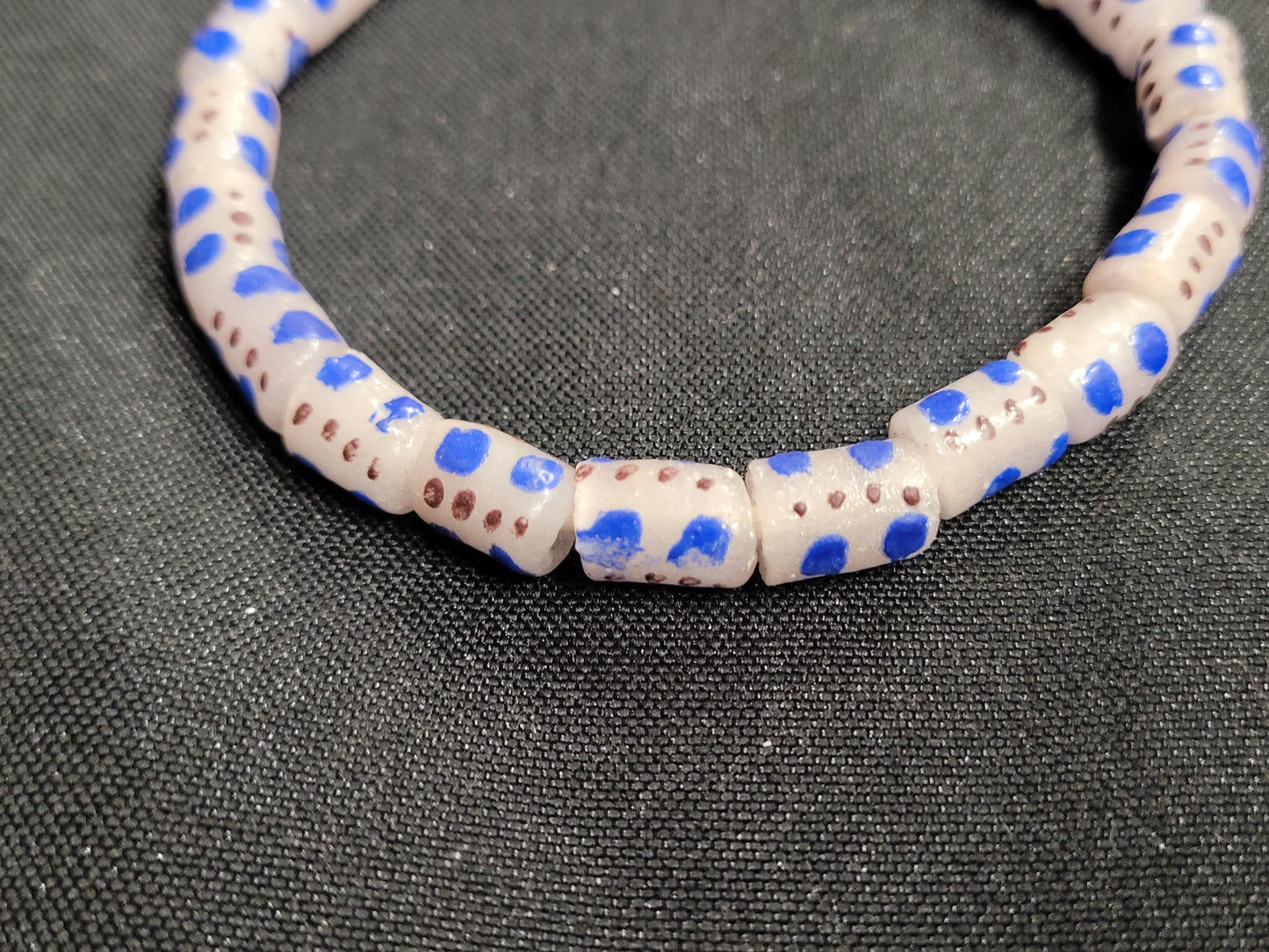 African Glass Beads, Small  Tube Krobo Beads, AAB# 1027 - Aadampo