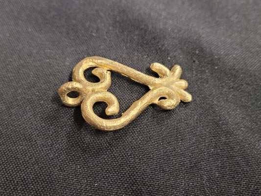 African Brass Pendant, Sankofa Adinkra Pendant, Ethnic Pendants - Aadampo