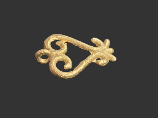 African Brass Pendant, Sankofa Adinkra Pendant, Ethnic Pendants - Aadampo