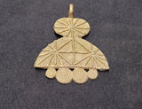 African Brass Pendant, AAB# 5235