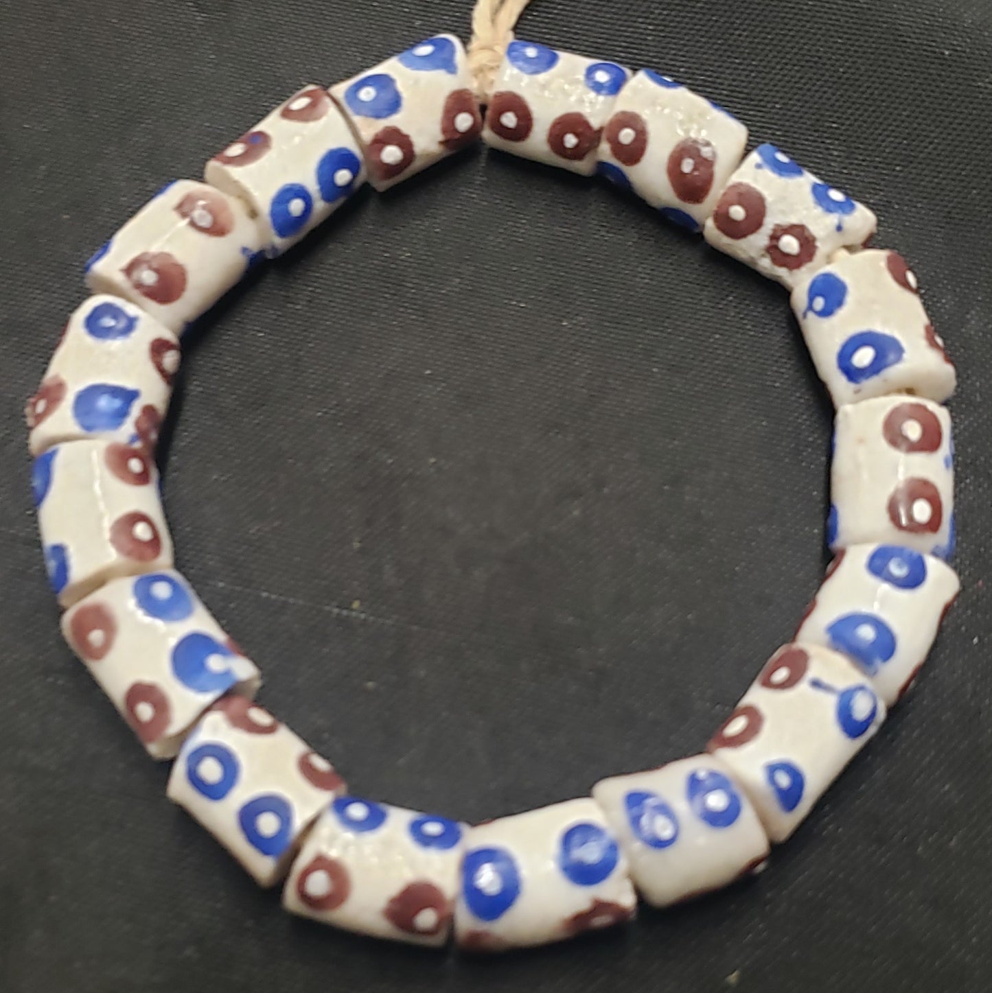 African glass beads, evil eye beads, AAB# 1583 - Aadampo
