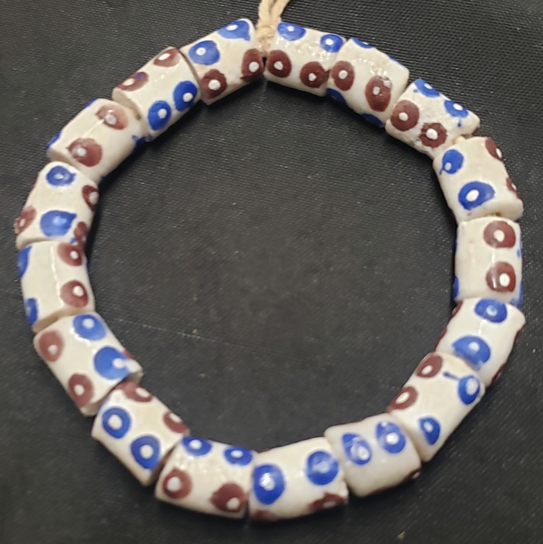 African glass beads, evil eye beads, AAB# 1583 - Aadampo