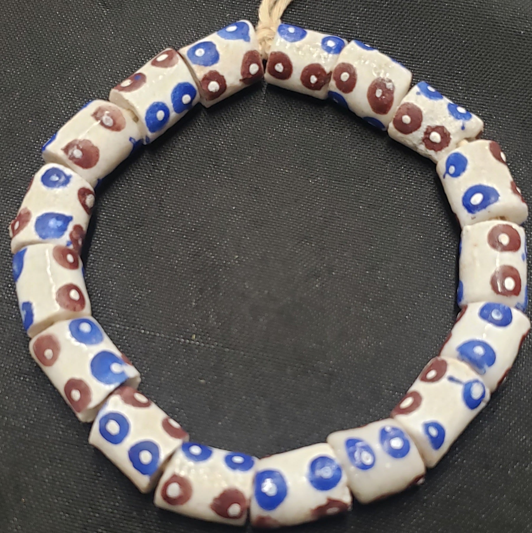 African glass beads, evil eye beads, AAB# 1583 - Aadampo