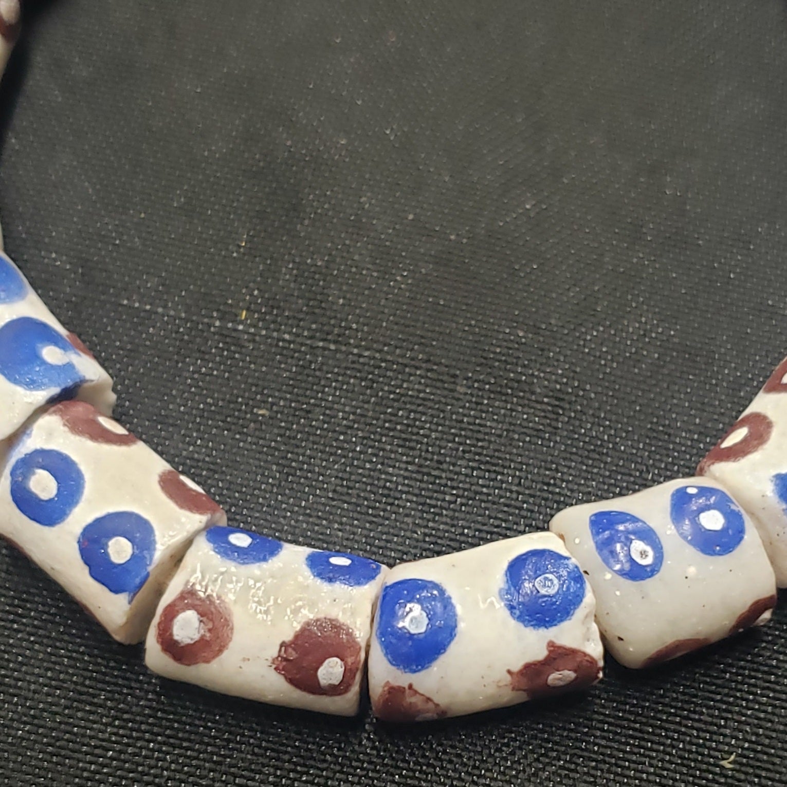 African glass beads, evil eye beads, AAB# 1583 - Aadampo