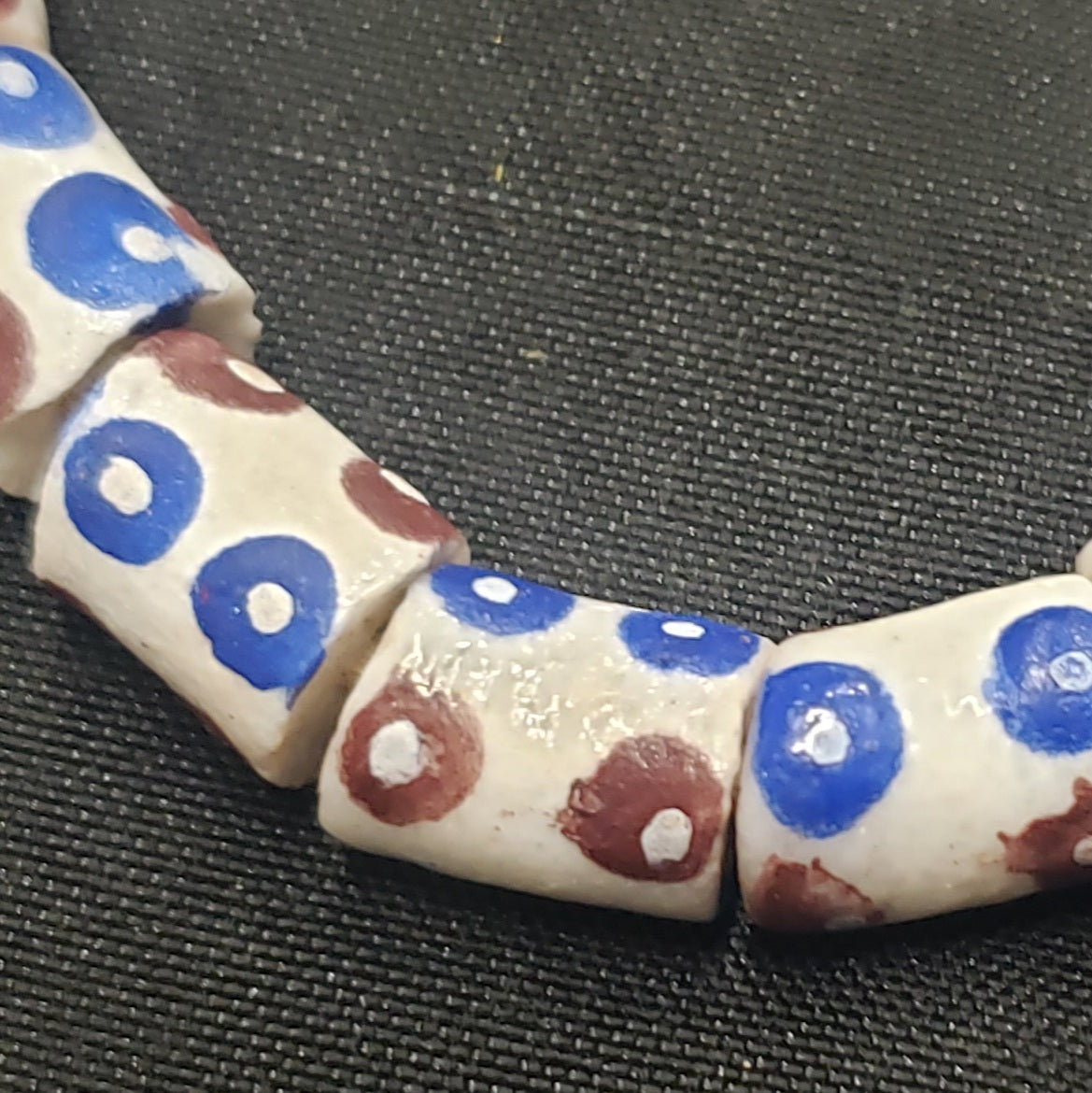 African glass beads, evil eye beads, AAB# 1583 - Aadampo