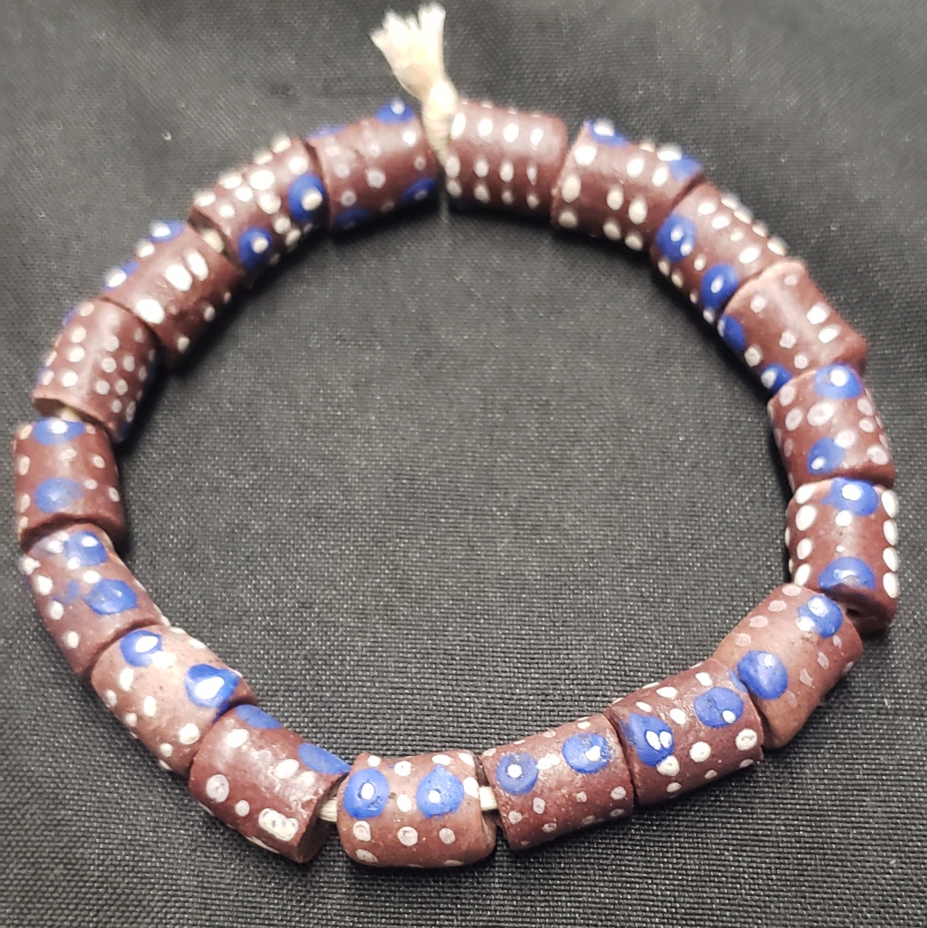 African glass beads, evil eye beads, AAB# 1585 - Aadampo