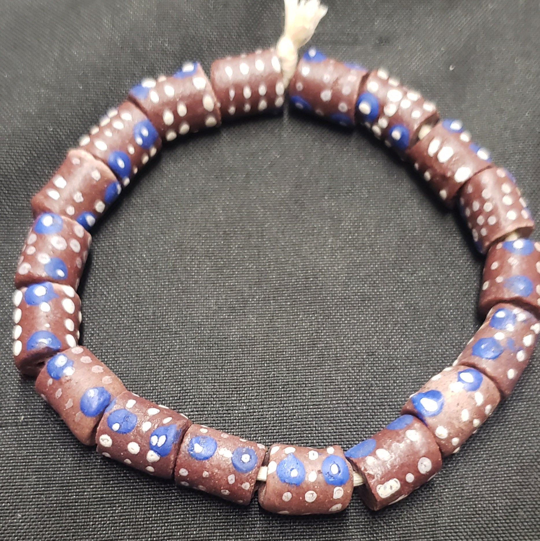 African glass beads, evil eye beads, AAB# 1585 - Aadampo