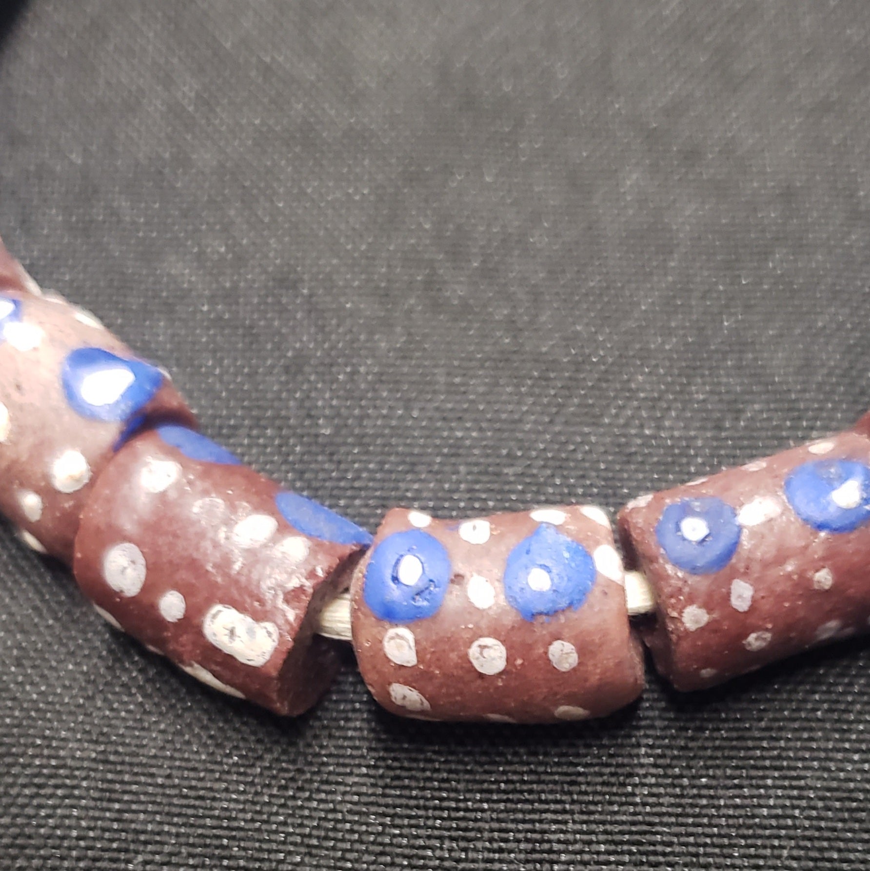 African glass beads, evil eye beads, AAB# 1585 - Aadampo