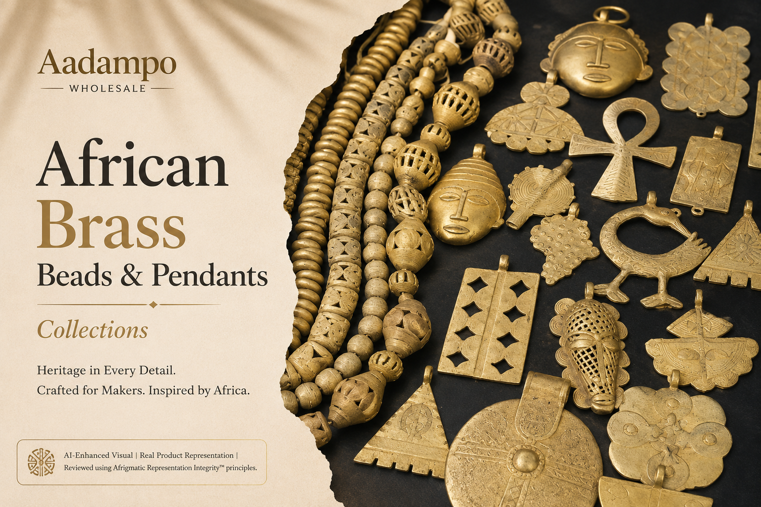 African Brass Beads