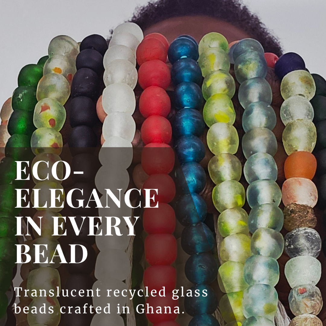 Translucent Recycled Glass Beads