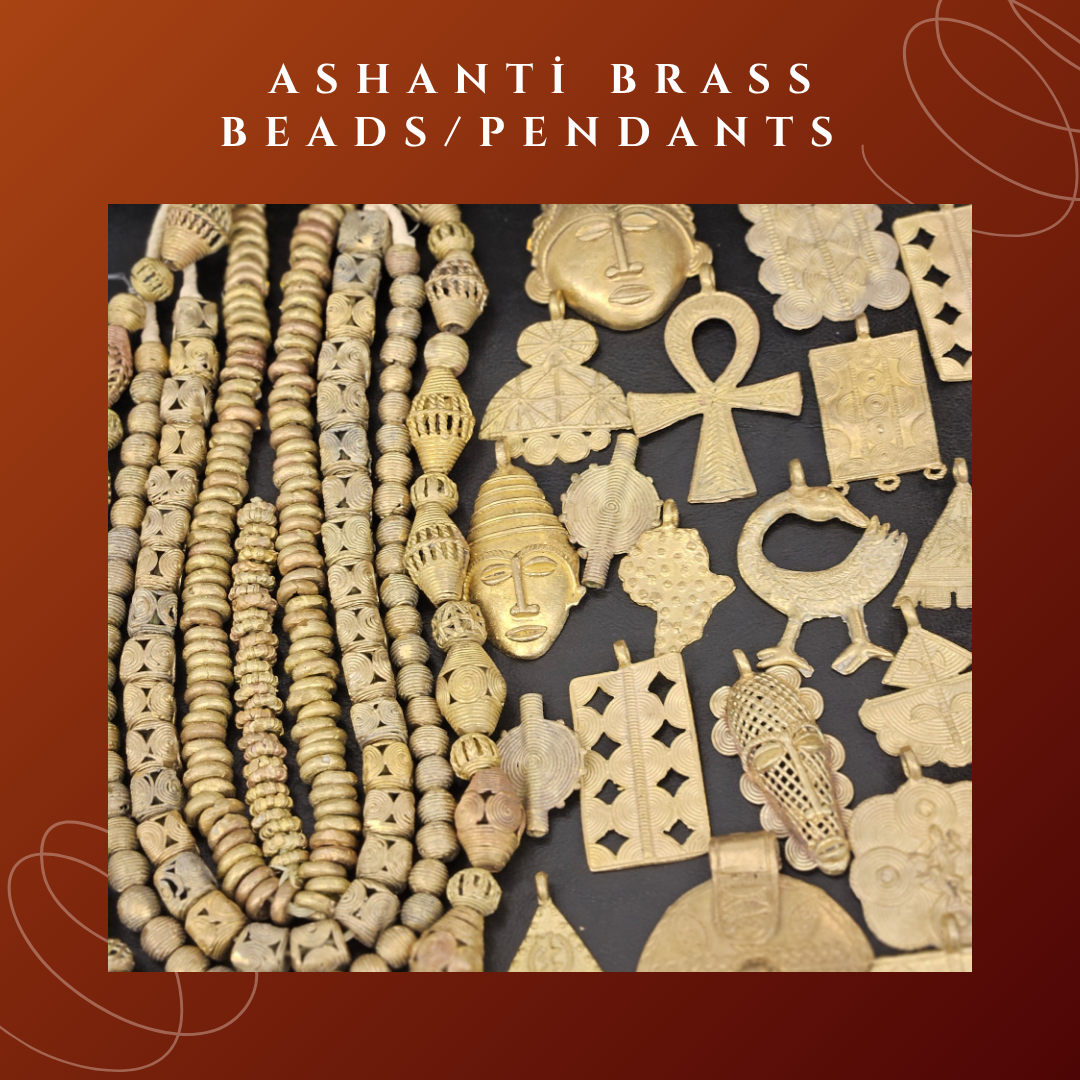 African Brass Pendants