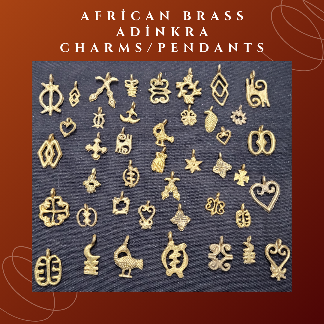 Adinkra Brass Pendants