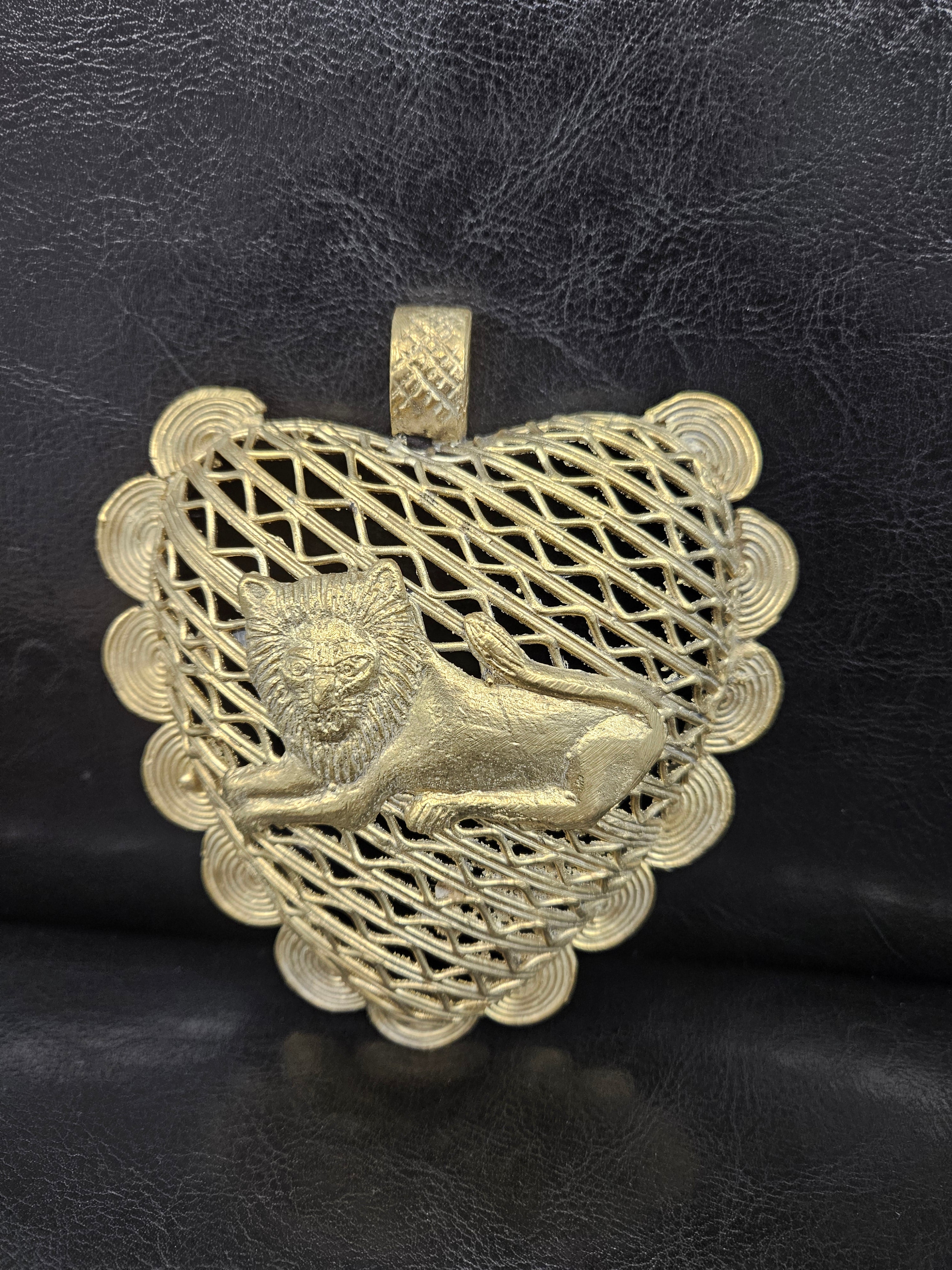 Oversized African Brass Beads & Pendants