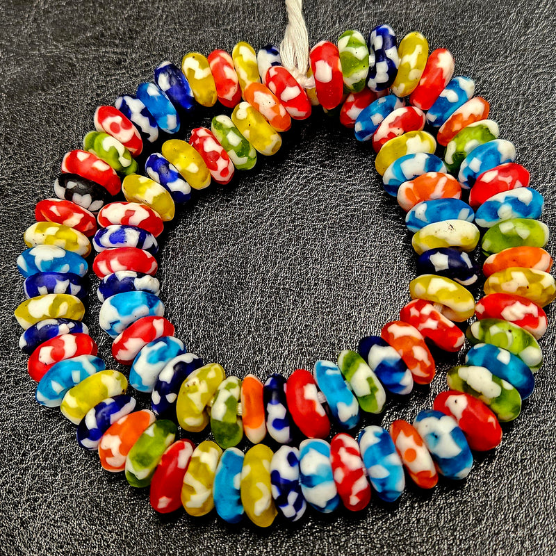 Colorful African Beads - Ghana Beading Beads