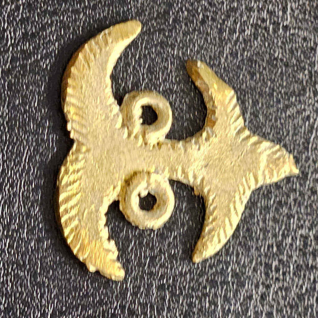 Handmade Adinkra Akokonan African Asante Brass Link/Pendant - Aadampo