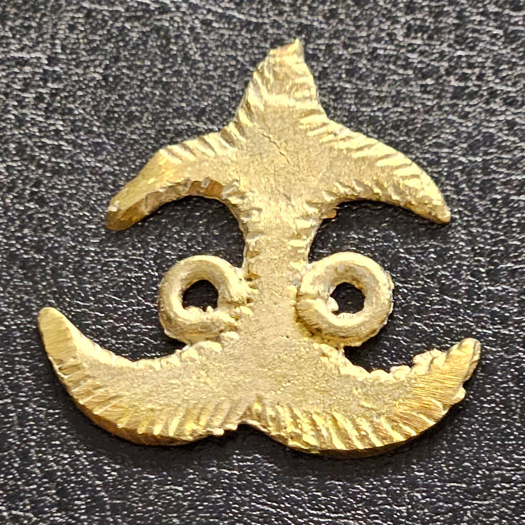 Handmade Adinkra Akokonan African Asante Brass Link/Pendant - Aadampo