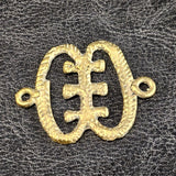 Adorn Yourself with Ese Ne Tekrema Adinkra African Brass Pendant/Link