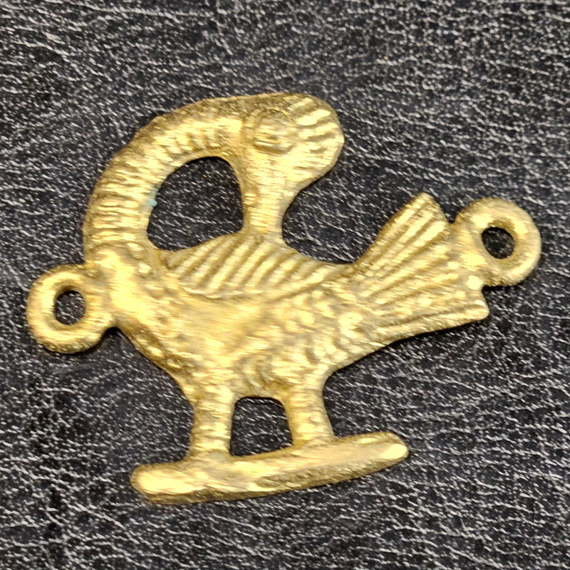 Adinkra Sankofa Symbol Links in African Brass.
