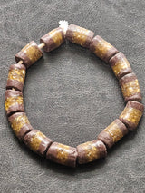 Ghanaian Craftsmanship: Krobo Tube Glass Beads for DIY Jewelry.