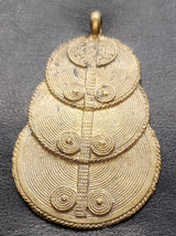 Handcrafted Adornments: Brass Pendants from Ghana