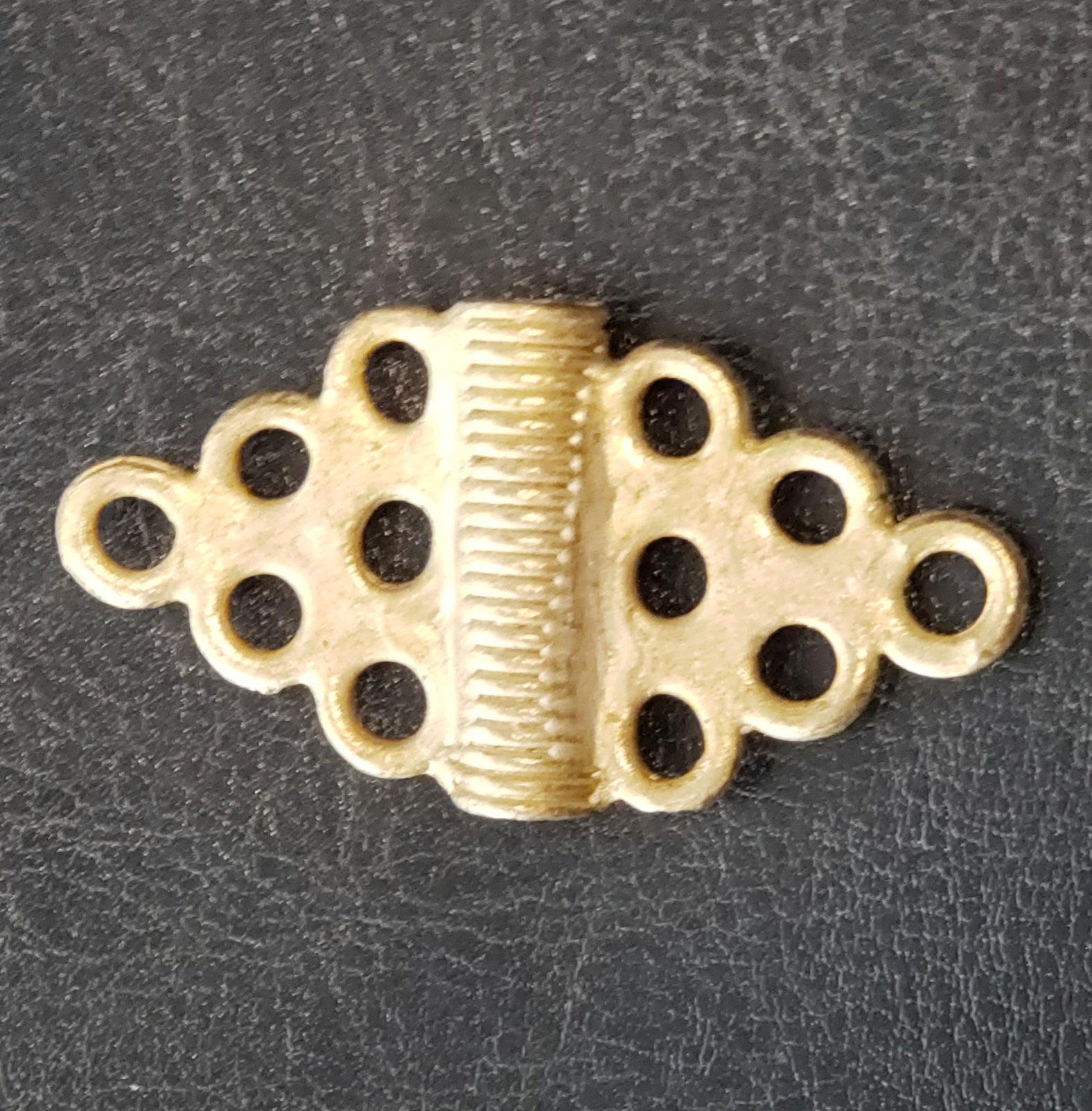 African Brass Link for Handmade Jewelry Making - Aadampo