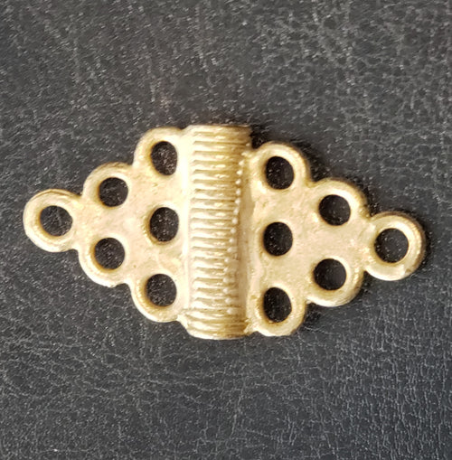 African Brass Link for Handmade Jewelry Making - Aadampo