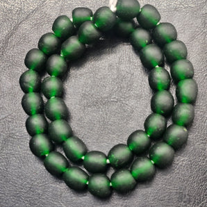 Handcrafted African Recycled Glass Beads – Perfect for Jewelry Making, DIY Crafts, and Eco-Friendly Home Décor Projects