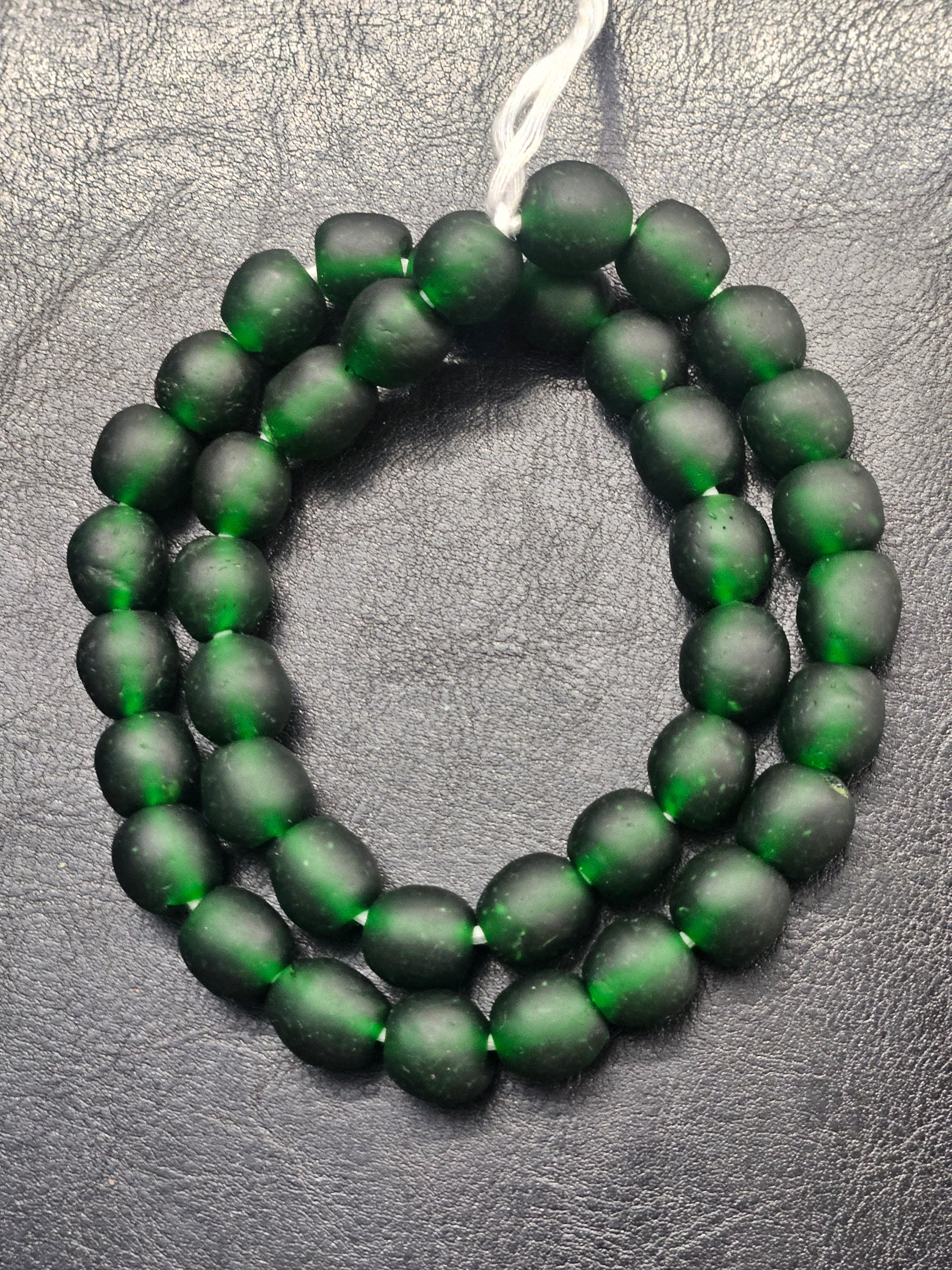 Handcrafted African Recycled Glass Beads – Perfect for Jewelry Making, DIY Crafts, and Eco-Friendly Home Décor Projects