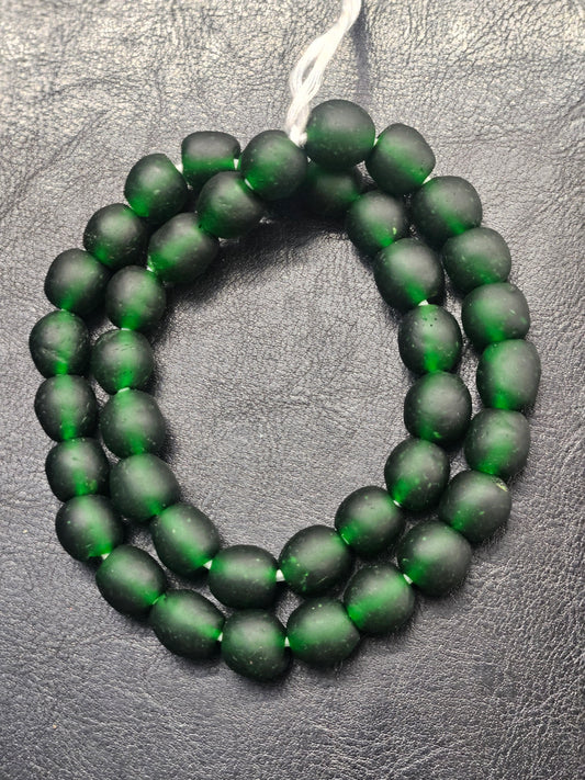 Handcrafted African Recycled Glass Beads – Perfect for Jewelry Making, DIY Crafts, and Eco-Friendly Home Décor Projects