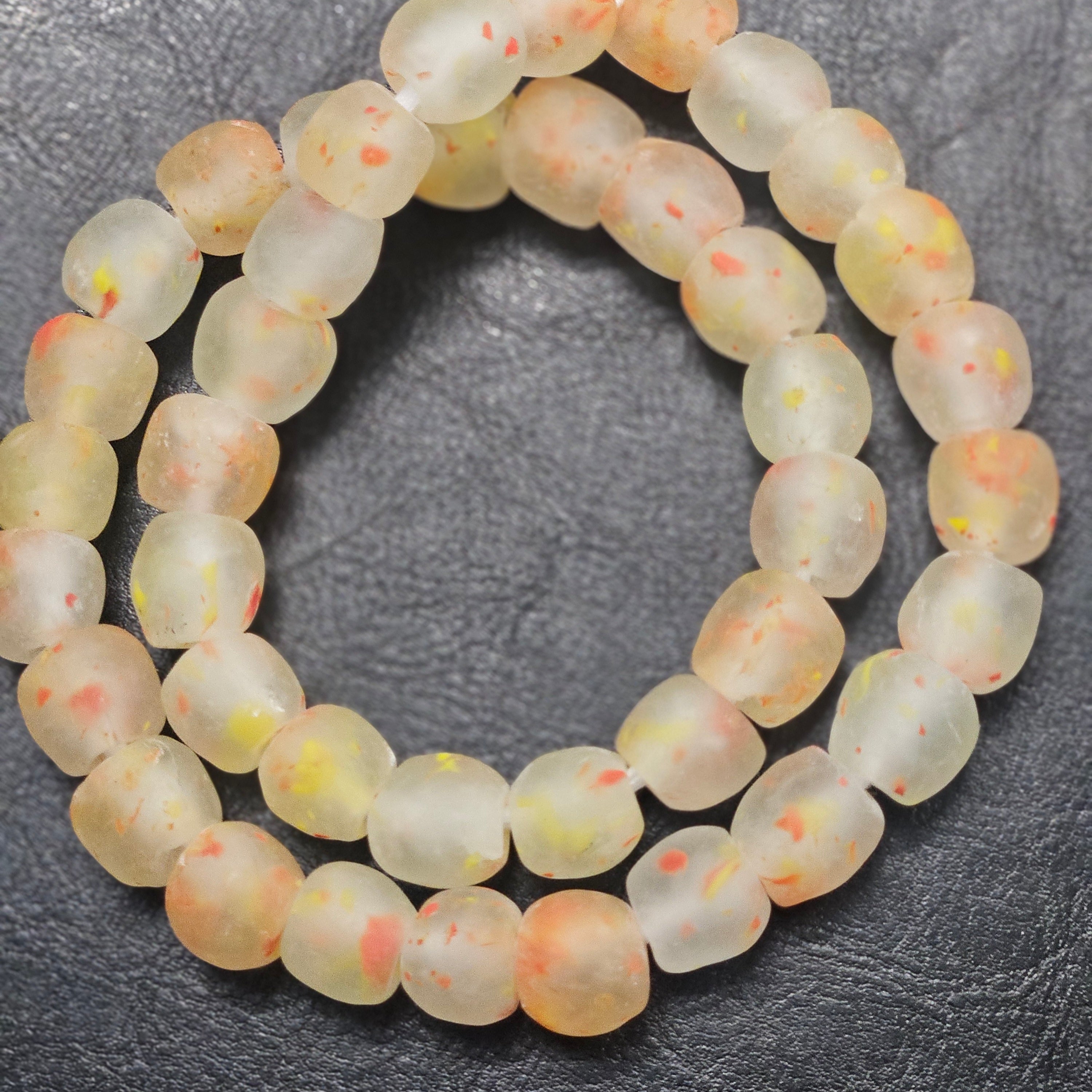 African Recycled Glass Beads – Handcrafted for Jewelry Designers, Sustainable Crafting, and Bold Home Décor Projects