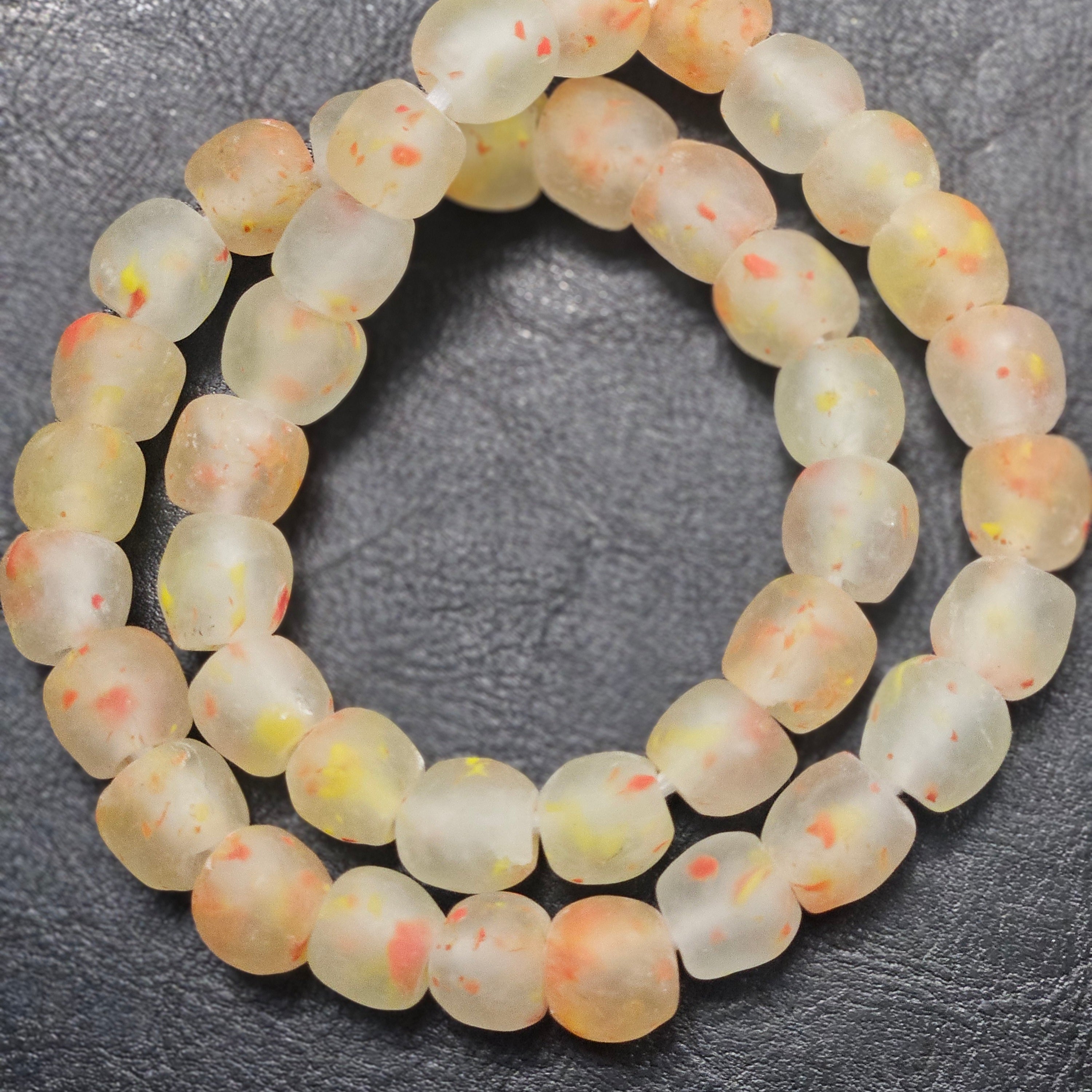 African Recycled Glass Beads – Handcrafted for Jewelry Designers, Sustainable Crafting, and Bold Home Décor Projects