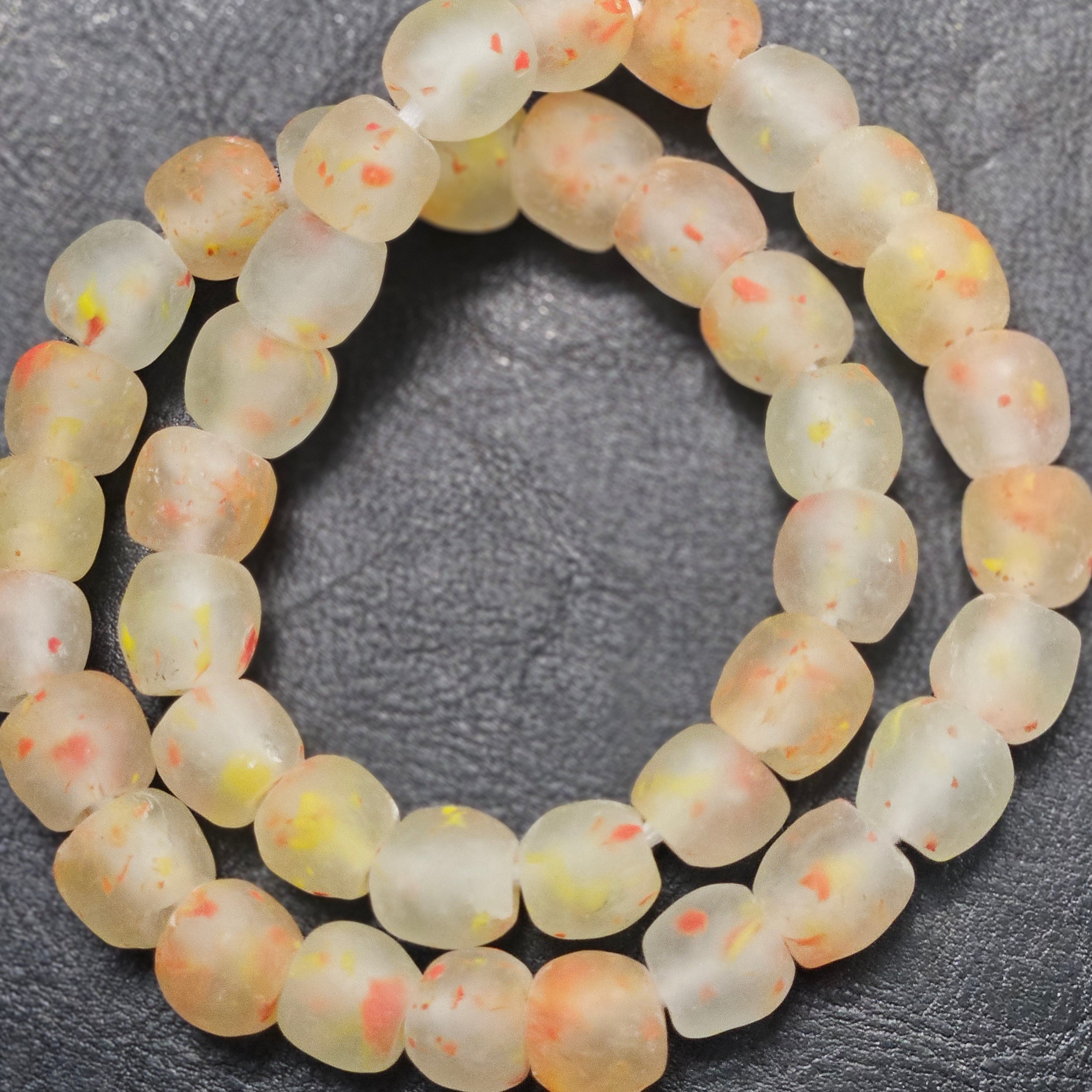 African Recycled Glass Beads – Handcrafted for Jewelry Designers, Sustainable Crafting, and Bold Home Décor Projects