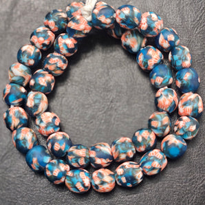 Large Hole Krobo Recycled Glass Beads – Perfect for Custom Jewelry