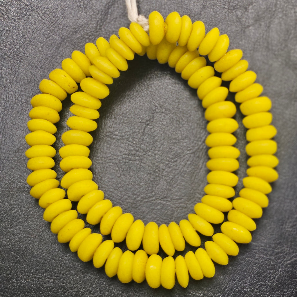 African Glass Beads: Ashanti Disc Beads for Jewelry Making and DIY Crafts