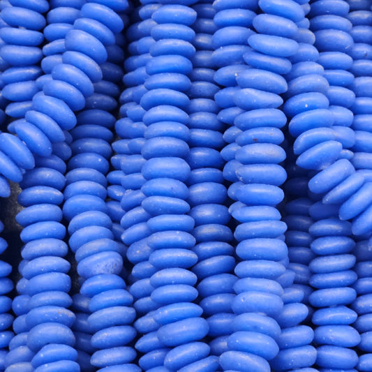 Handmade Ashanti Flat Beads: Essential Beads for Unique Jewelry Making and Artistry