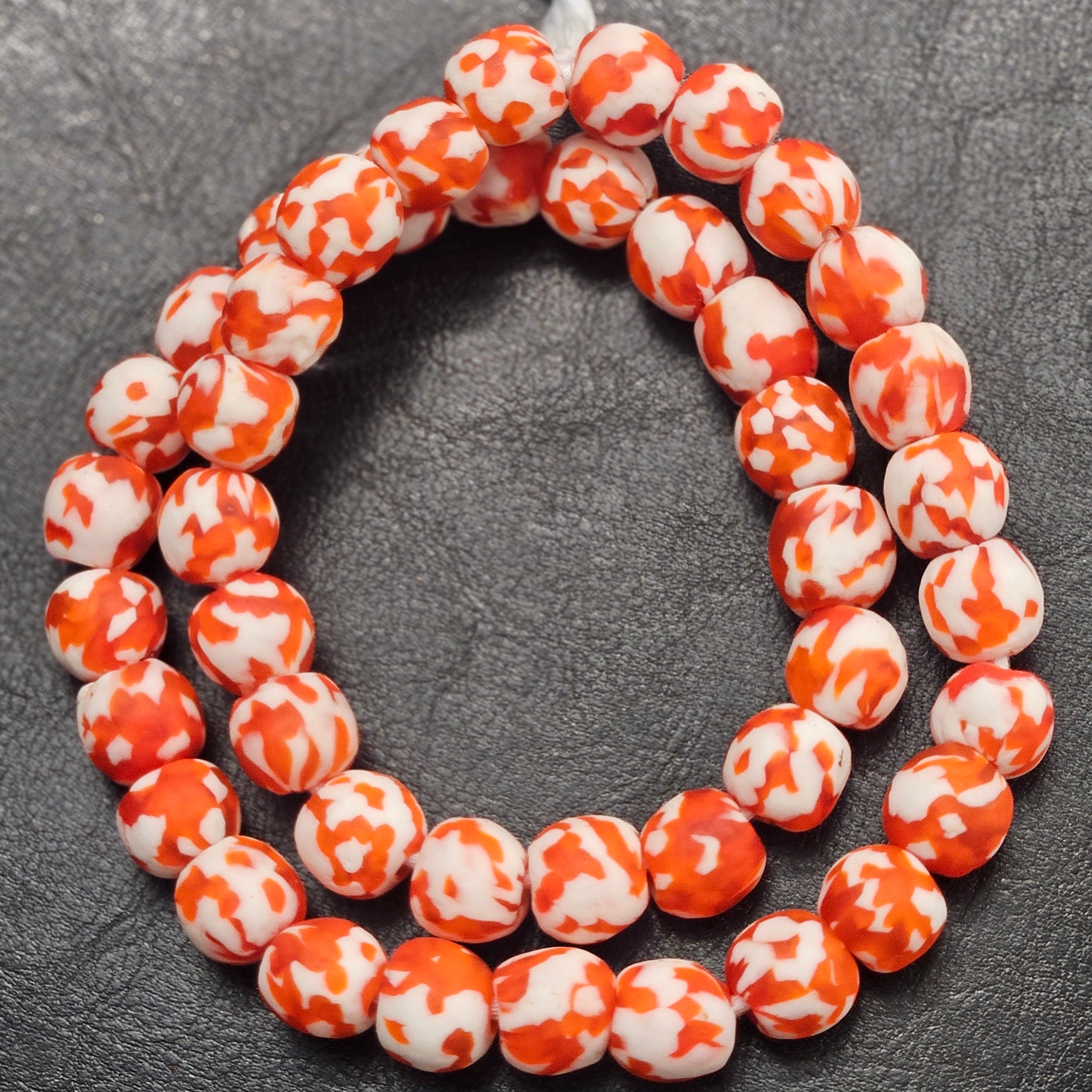 Handcrafted Fused African Recycled Glass Beads – Large Hole, Jewelry Supplies