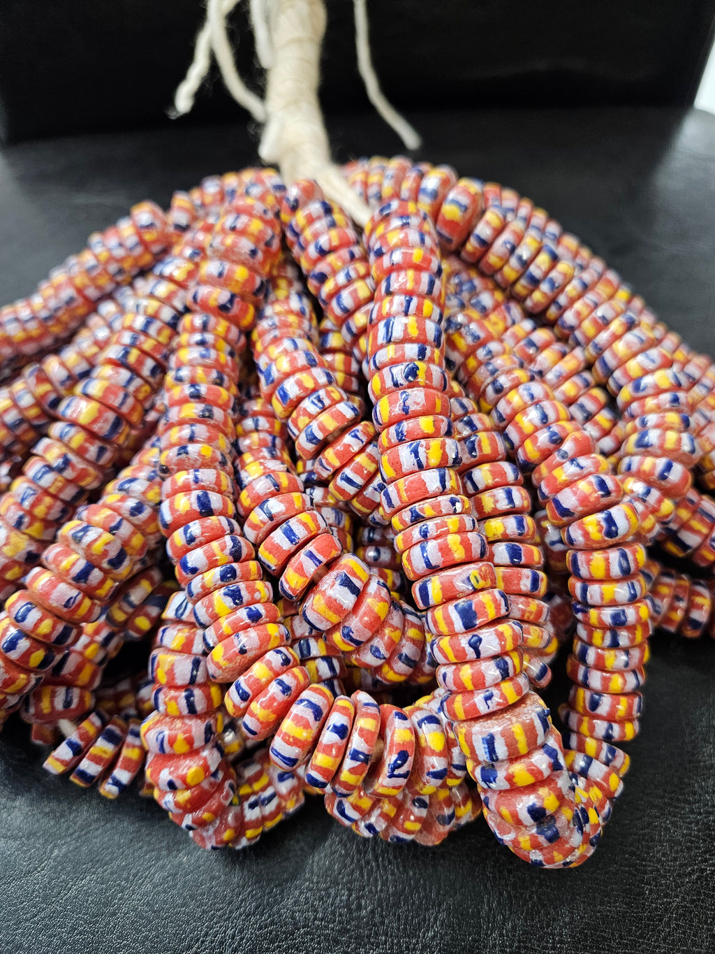 Krobo Recycled Spacer Glass Beads - #7551