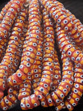 Krobo Recycled Spacer Glass Beads - #7509