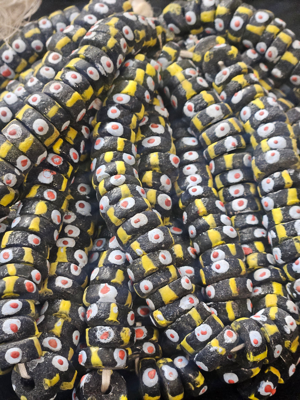 Krobo Recycled Spacer Glass Beads - #7508