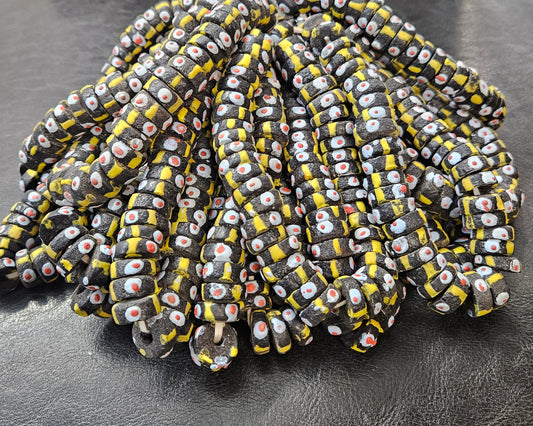 Krobo Recycled Spacer Glass Beads - #7505