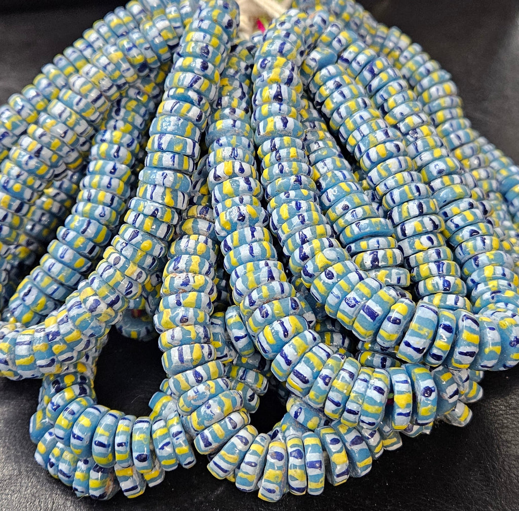 Krobo Recycled Spacer Glass Beads - #7552