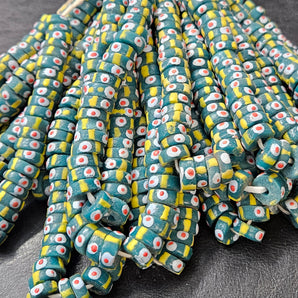 Krobo Recycled Spacer Glass Beads - #7503