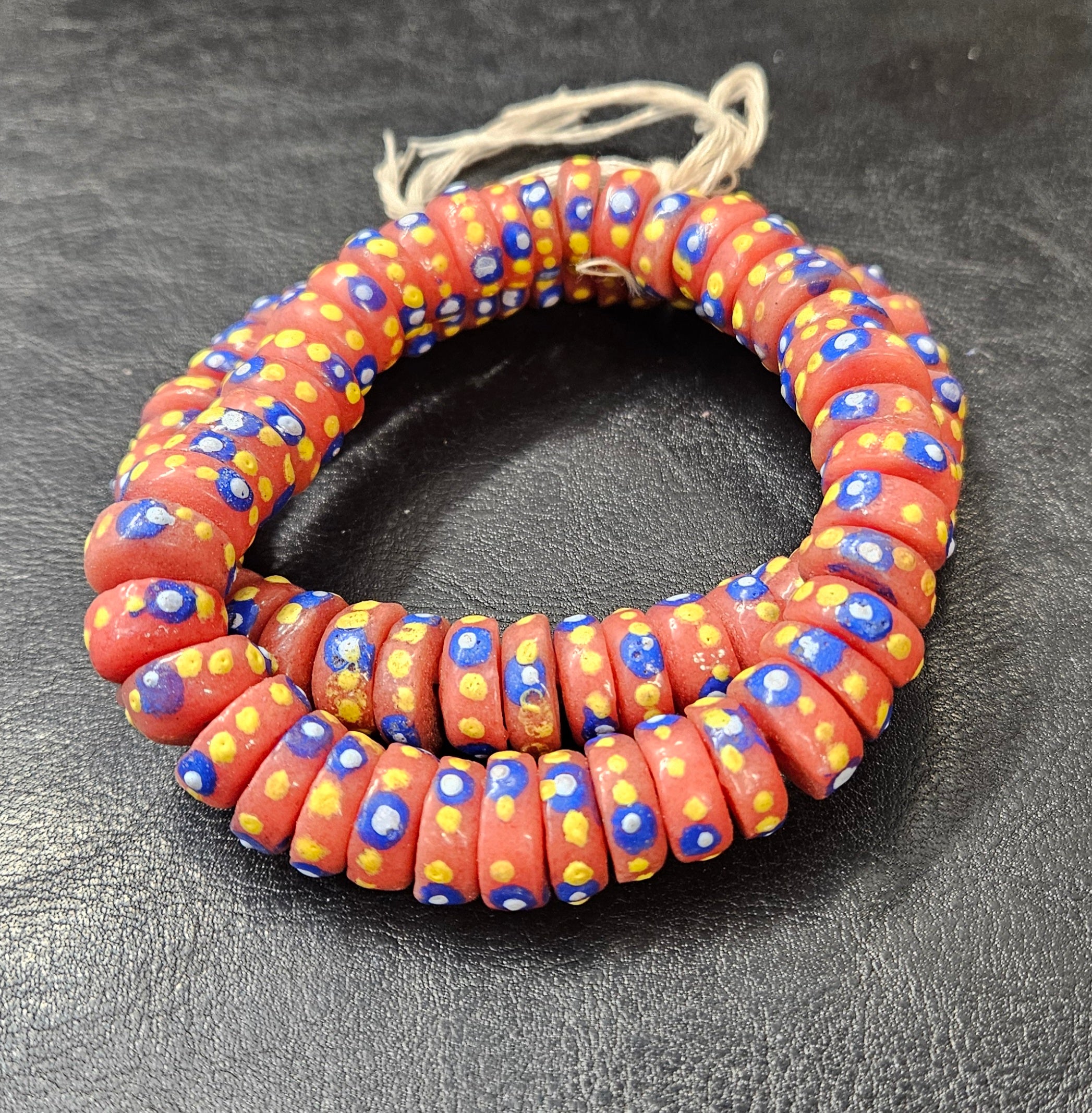 Krobo Recycled Spacer Glass Beads - #7502