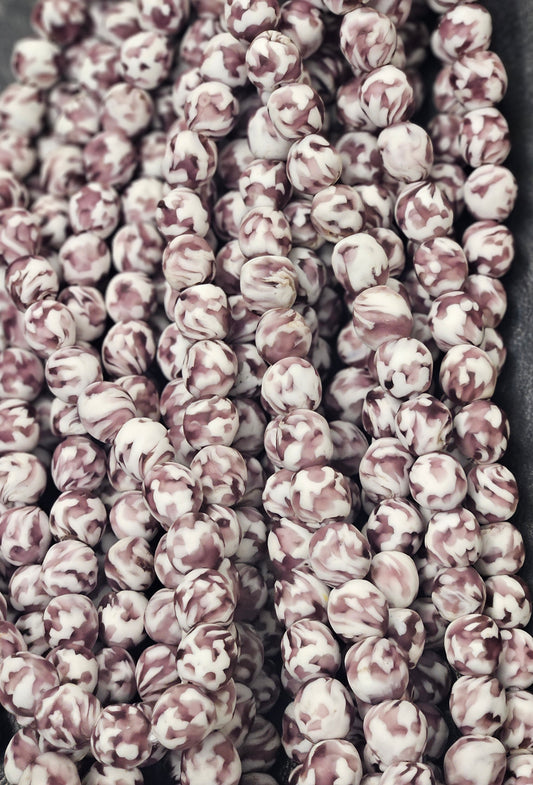 Fused African Recycled Glass Beads – Round #3521